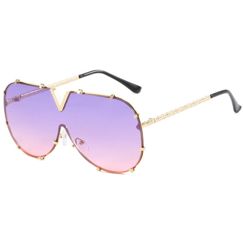 Spykay™ SG60833 'V' Design Hipster Aviator Sunglasses