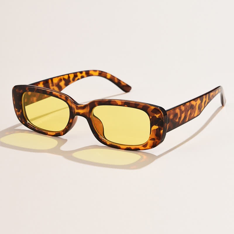Spykay™ SG60996 Rectangle Small Thick Frame Vintage Sunglasses - image 5