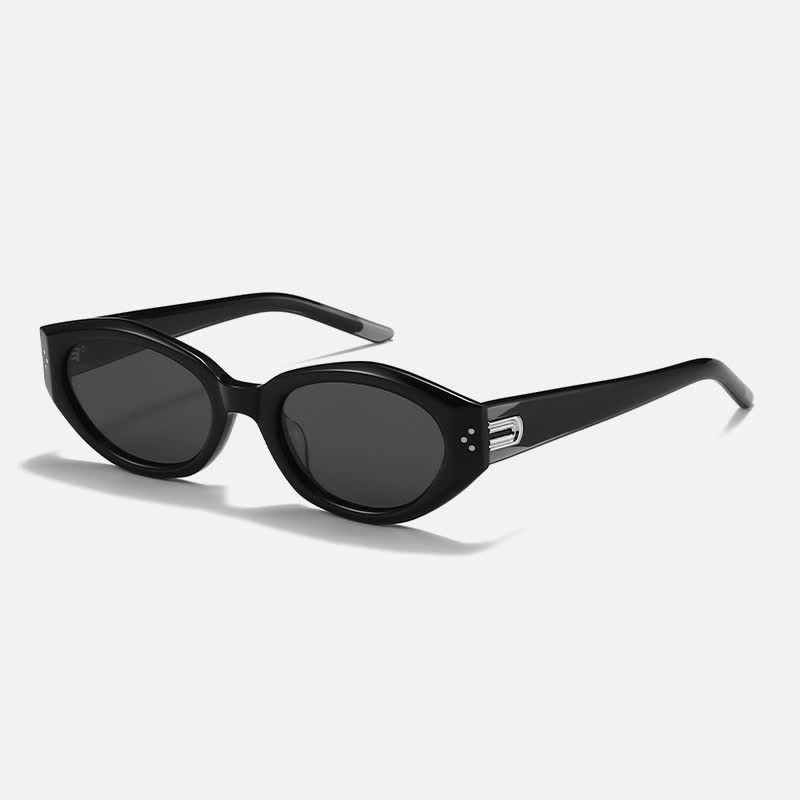 Spykay™ SG60782 'U' Design Cat-Eye Fashion Sunglasses with Nylon Lenses - Black - image 12