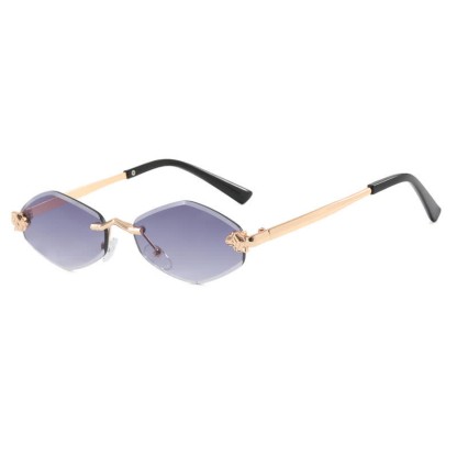 Spykay™ SG60684 Rhombus Frame Rimless Sunglasses - image 8