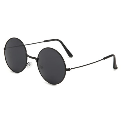 Spykay™ SG61008 Retro Round Frame Metal Sunglasses for Women Men - Black/Grey - image 31