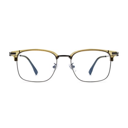 Spykay™ EG26924 Retro Gothic Cross Unisex Square Frame Anti-blue Light Browline Glasses - image 6