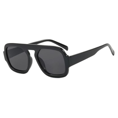 Spykay™ SG60722 Square Frame Leopard Print Cycling Aviator Sunglasses - Black/Grey - image 19