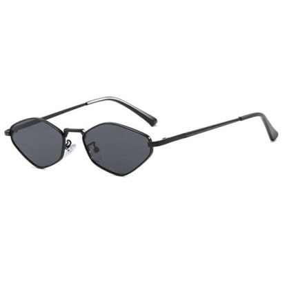 Spykay™ SG60713 Small Rhombus Frame Metal Temples Sunglasses