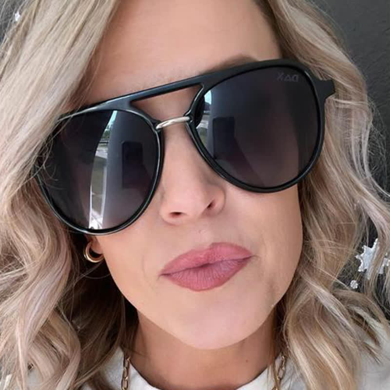 Spykay™ SG60731 Double Bridges Polarized Aviator Sunglasses