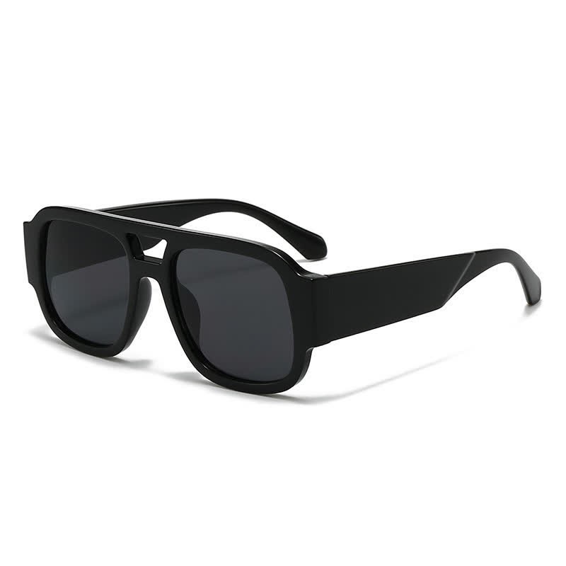 Spykay™ SG61016 Square Frame Double Bridges Classic Thick Sunglasses - image 8