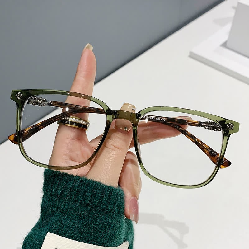 Spykay™ EG26912 Retro Classic Square Frame Anti-blue Light Glasses - Green - image 15