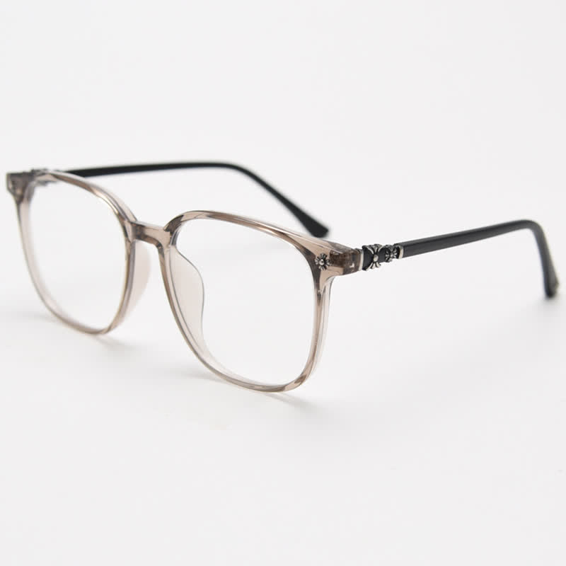 Spykay™ EG26915 Unsiex Classic Square Large Frame Fashion Anti-blue Light Chrome Hearts Glasses - khaki - image 5