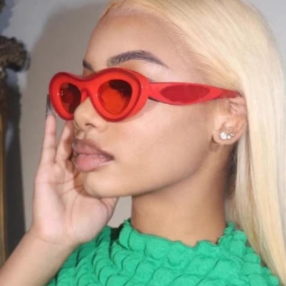 Spykay™ SG1011 Y2K Oval Frame Dopamine Color Sunglasses