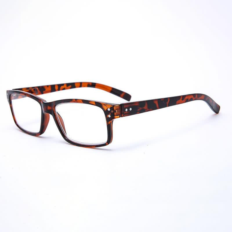Spykay™ EG26837 Simple Classic Rectangle Frame Anti-blue Light Glasses - Leopard - image 10