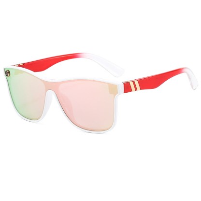 Spykay™ SG1022 Women's Streamlined Sunglasses, Summer Personality Coating Gradient Reflective Oversized Sunglasses