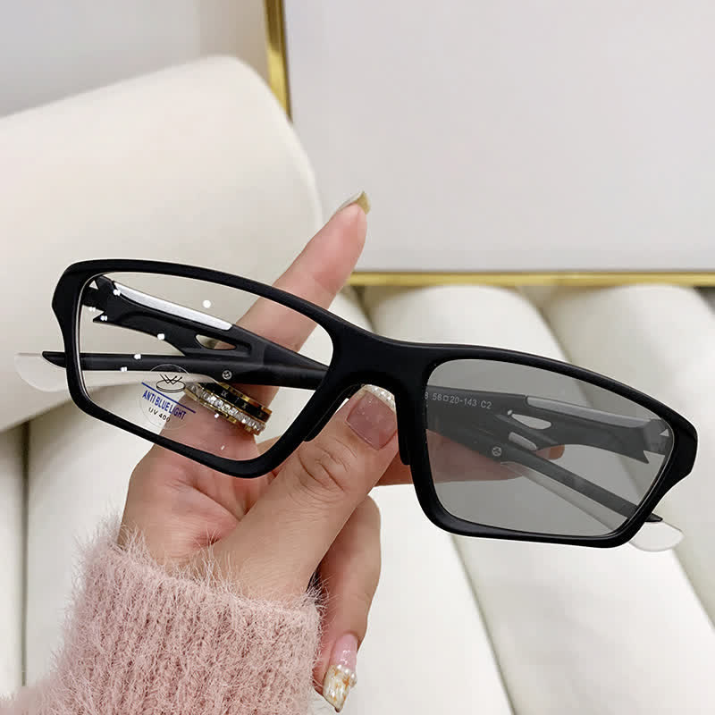 Spykay™ SG60979 Hipster Sports Photochromic Sunglasses - Black/White - image 8