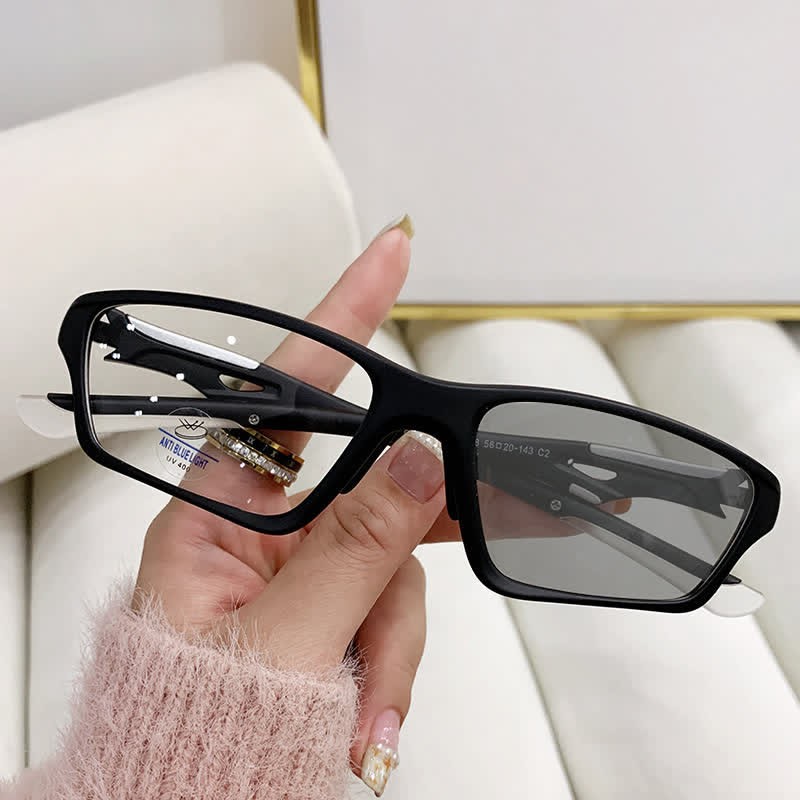 Spykay™ SG60979 Hipster Sports Photochromic Sunglasses - Black/White - image 8