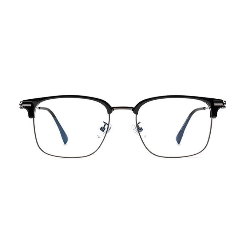Spykay™ EG26924 Retro Gothic Cross Unisex Square Frame Anti-blue Light Browline Glasses - image 12