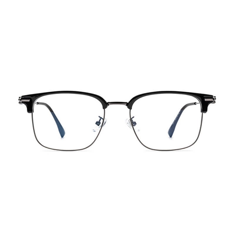 Spykay™ EG26924 Retro Gothic Cross Unisex Square Frame Anti-blue Light Browline Glasses - image 12