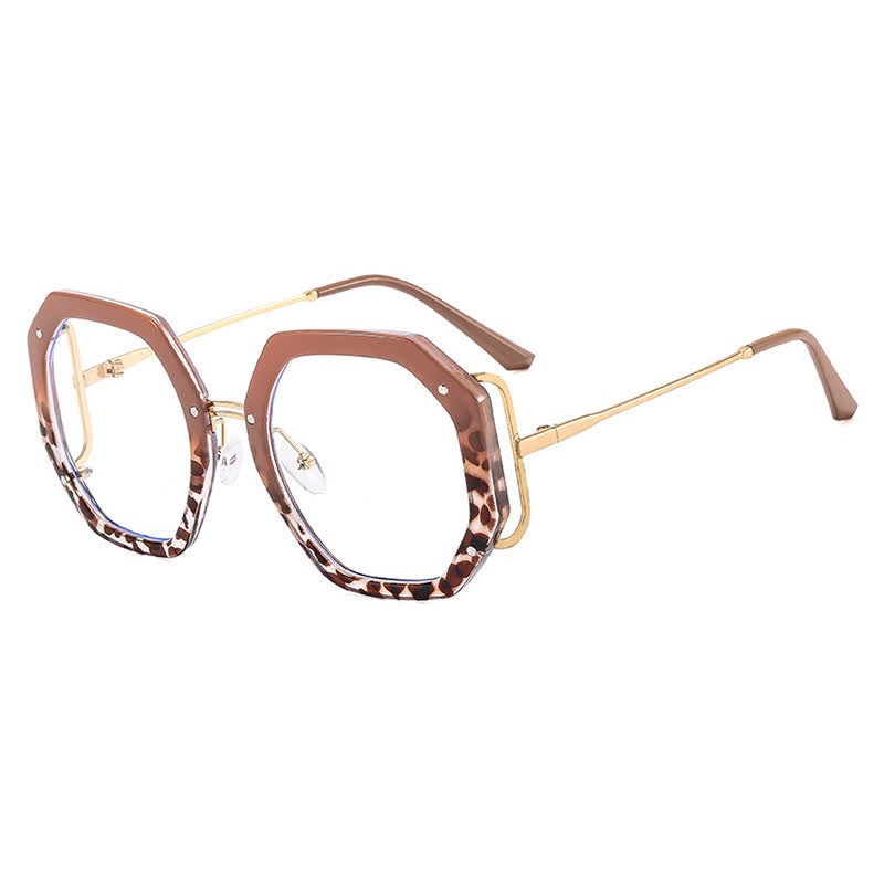 Spykay™ EG26764 Oversized Geometric Frame Anti-blue Light Glasses