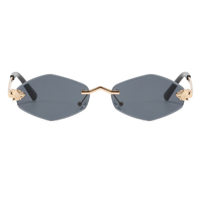 Spykay™ SG60684 Rhombus Frame Rimless Sunglasses - image 6