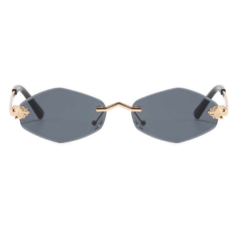 Spykay™ SG60684 Rhombus Frame Rimless Sunglasses - image 6