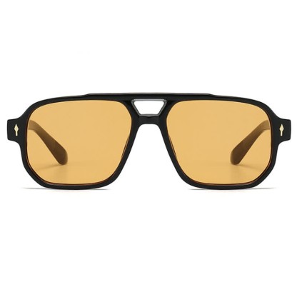 Spykay™ SG61003 Square Frame Double Bridges Vintage Arrow Sunglasses - image 21