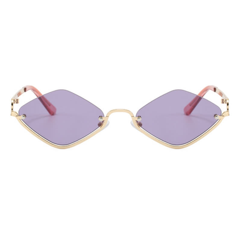 Spykay™ SG60868 Semi-Rimless Rhombus Small Frame Sunglasses - image 22