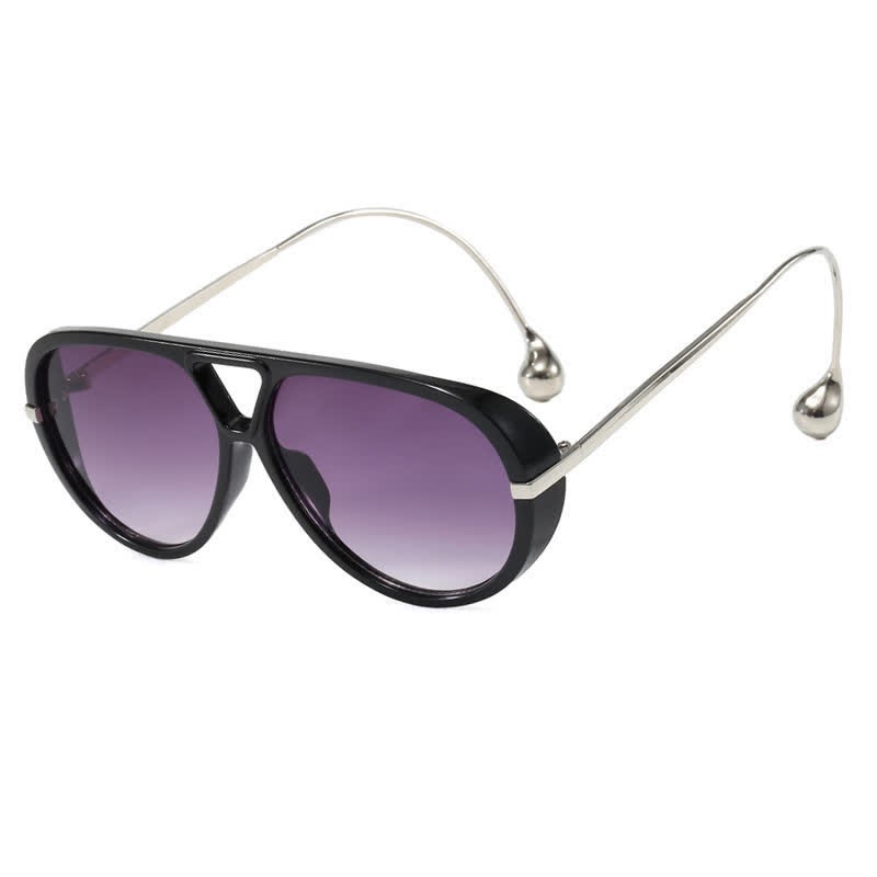 Spykay™ SG60673 Double Bridges Metal Temples Aviator Sunglasses - image 12