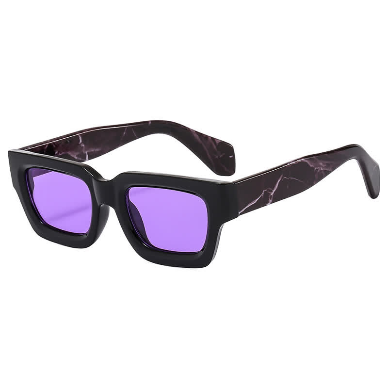 Spykay™ SG60855 Rectangle Frame Unisex Hipster Sunglasses - Black/Purple - image 13