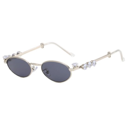 Spykay™ SG60703 Oval Frames Rhinestone-Embellished Sunglasses