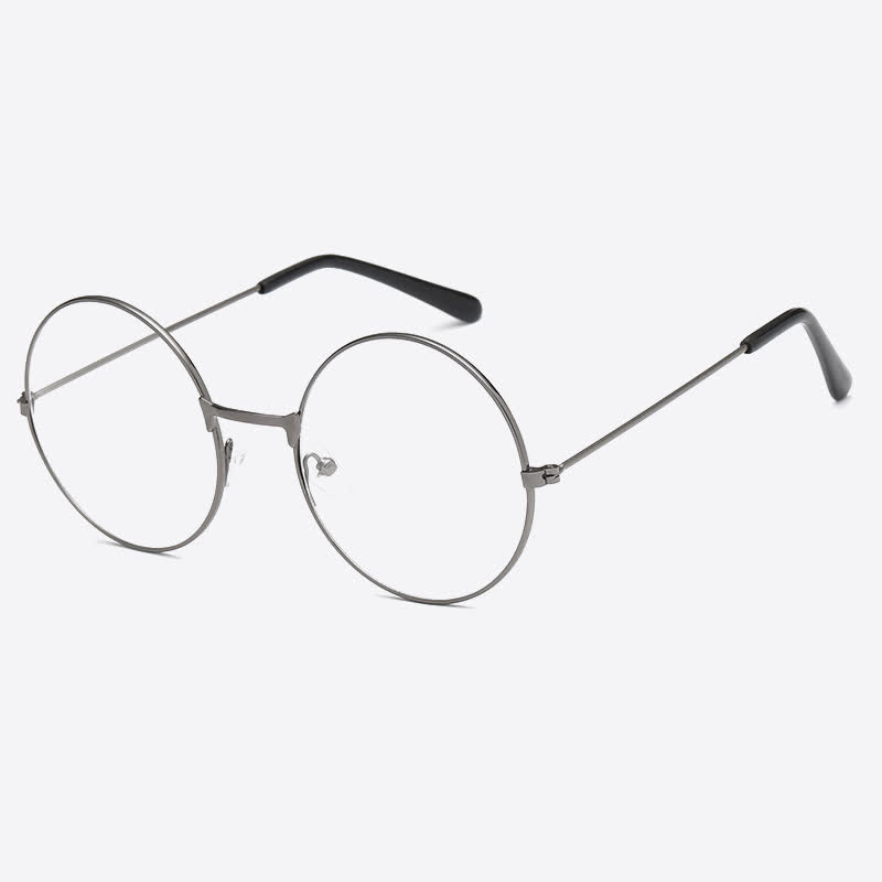 Spykay™ EG26874 Retro Round Frame Metal Anti-blue Light Glasses for Women Men - Grey - image 10