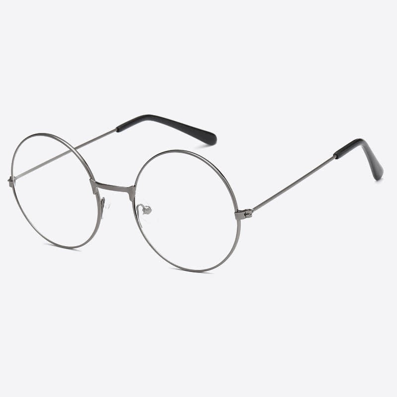 Spykay™ EG26874 Retro Round Frame Metal Anti-blue Light Glasses for Women Men - Grey - image 10