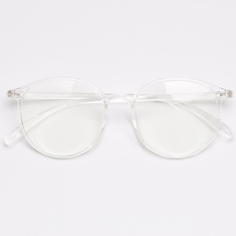 Spykay™ EG26865 Large Round Frame Anti-blue Light Simple Classic Lightweight Glasses  - image 4