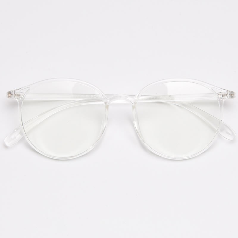 Spykay™ EG26865 Large Round Frame Anti-blue Light Simple Classic Lightweight Glasses  - image 4