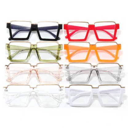 Spykay™ EG26785 Square Frame Trendy Semi-Rimless Anti-blue Light Glasses