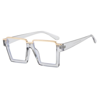 Spykay™ EG26785 Square Frame Trendy Semi-Rimless Anti-blue Light Glasses