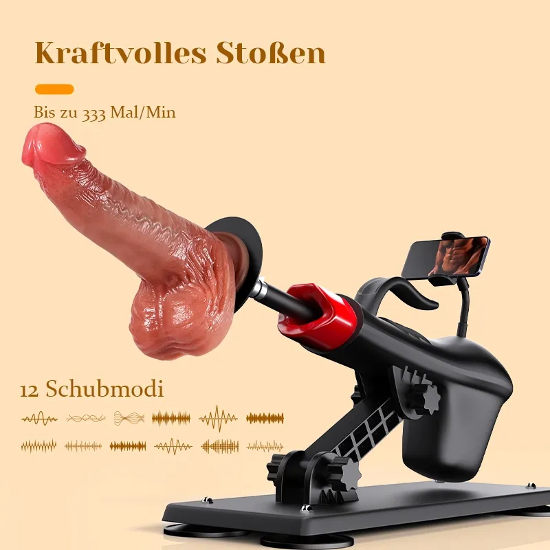 Verstellbare automatische Stoß-Sexmaschine für Analsex