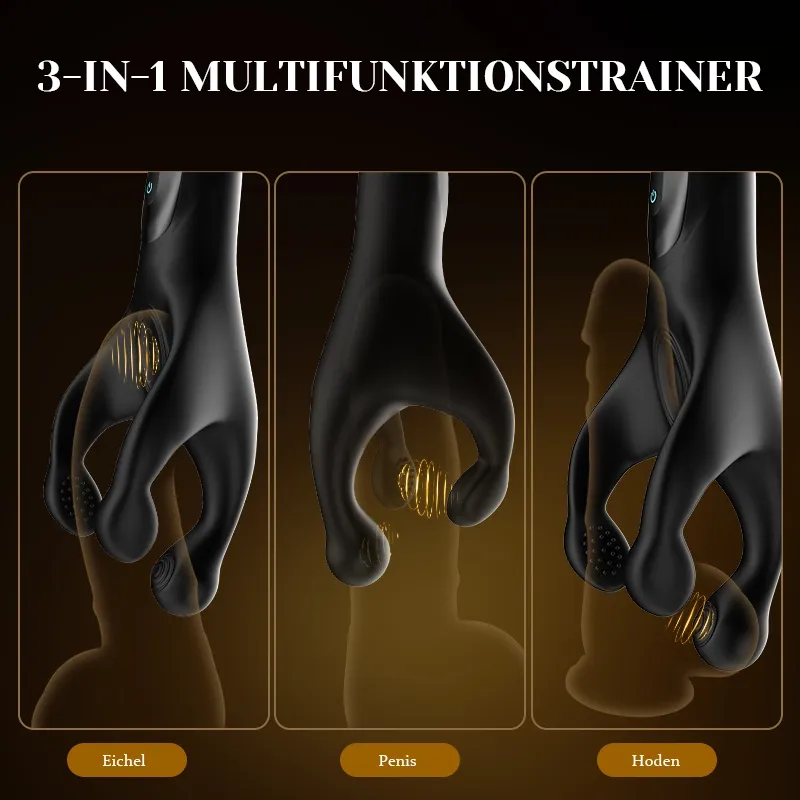 Tragbarer Penis Vibrator Mit 10 Frequenzen Und Klopf Vibration