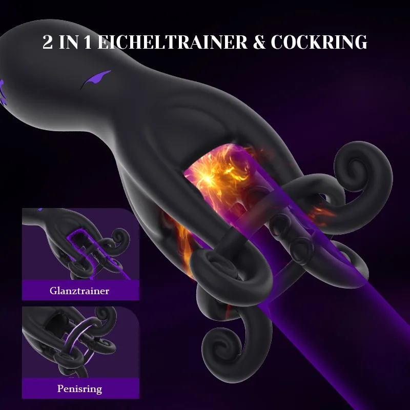 Octopus Penis Vibrator Mit 10 Vibrationsmodi