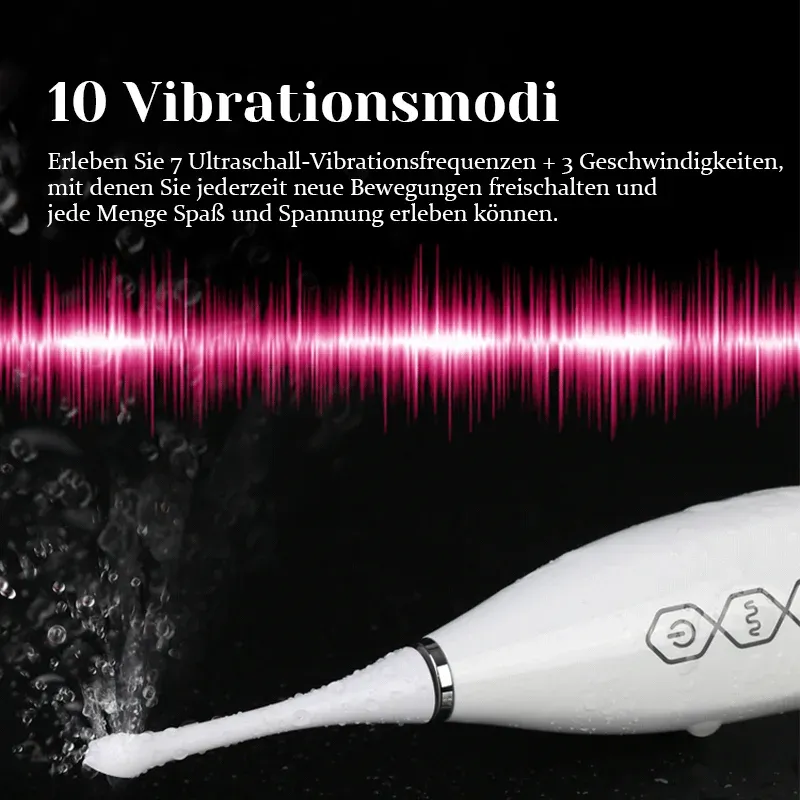 Tragbarer Hochfrequenz Ultraschall Kitzler Vibrator