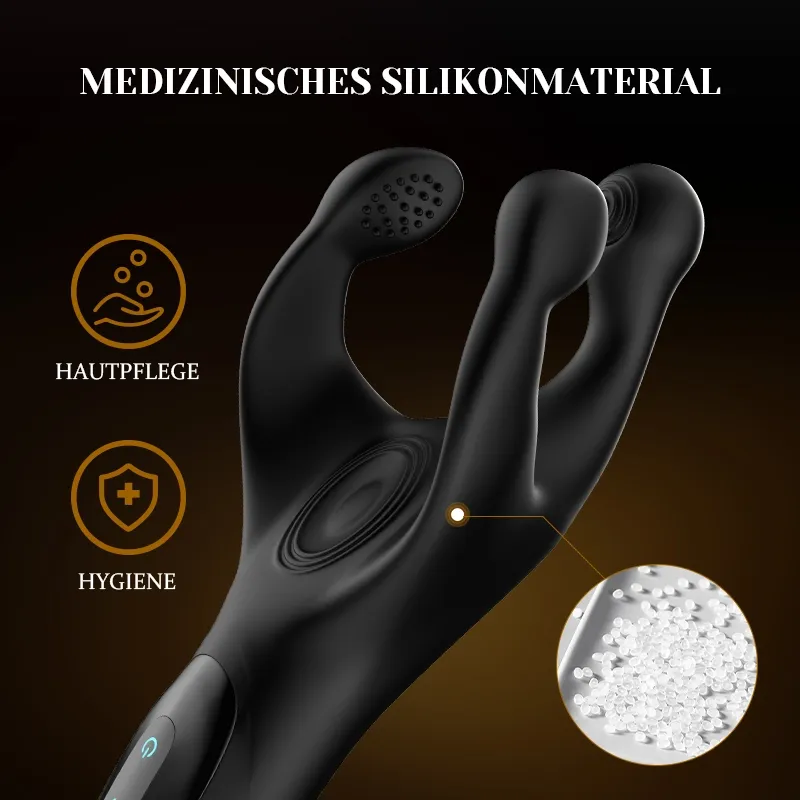 Tragbarer Penis Vibrator Mit 10 Frequenzen Und Klopf Vibration