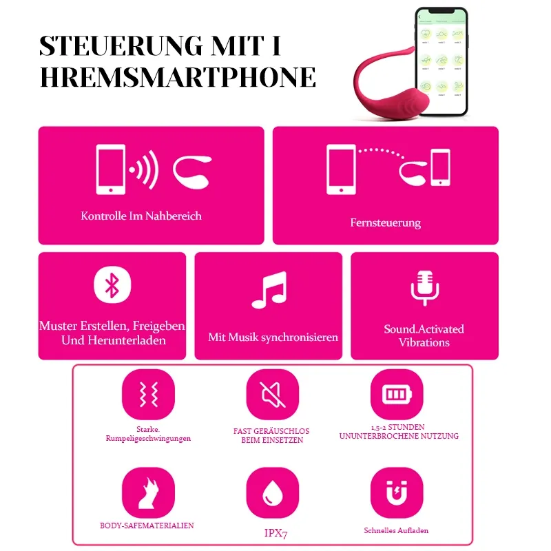 APP Fernbedienung Auflegevibrator