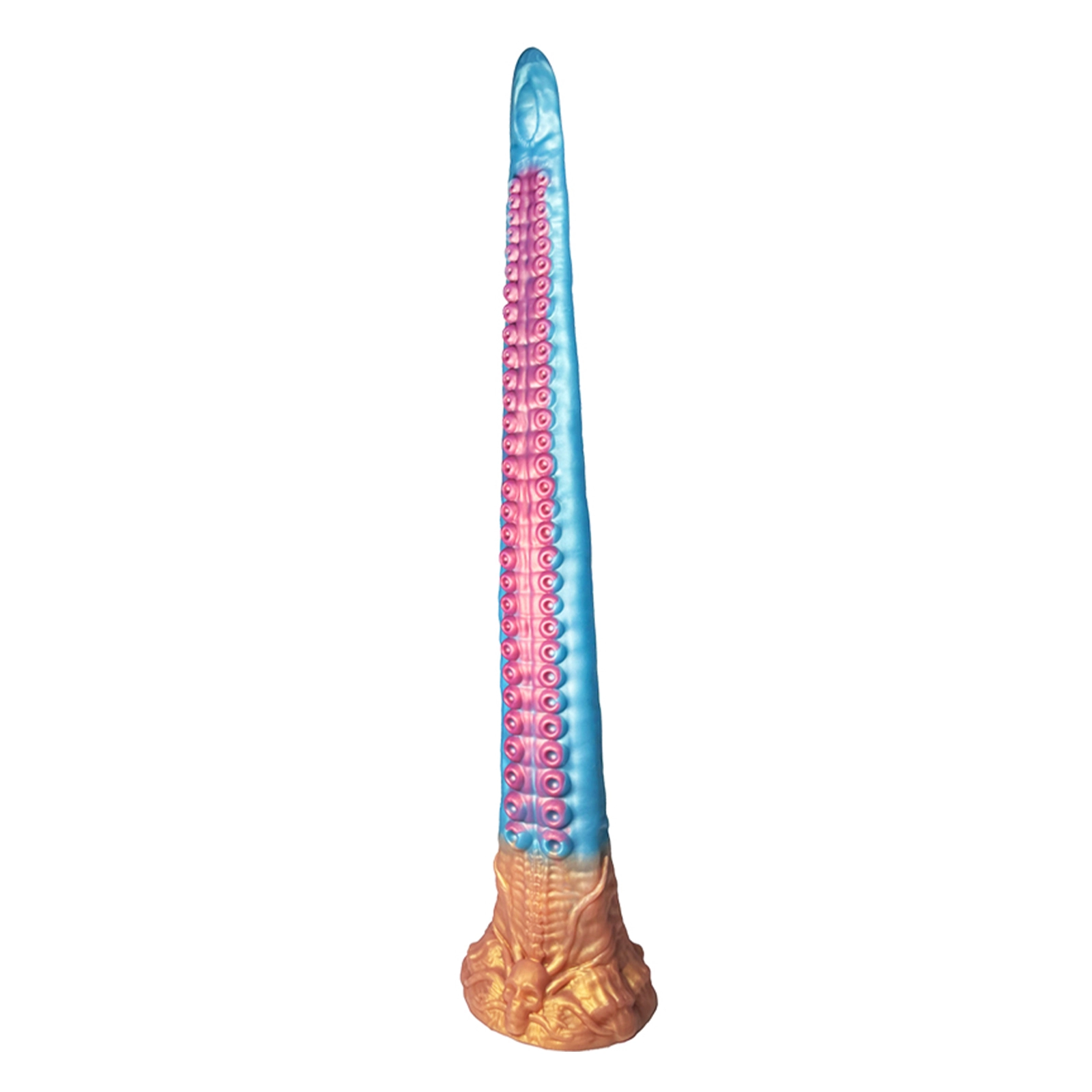 Blauer Tentakel Dildo Mit Saugnapf 47cm