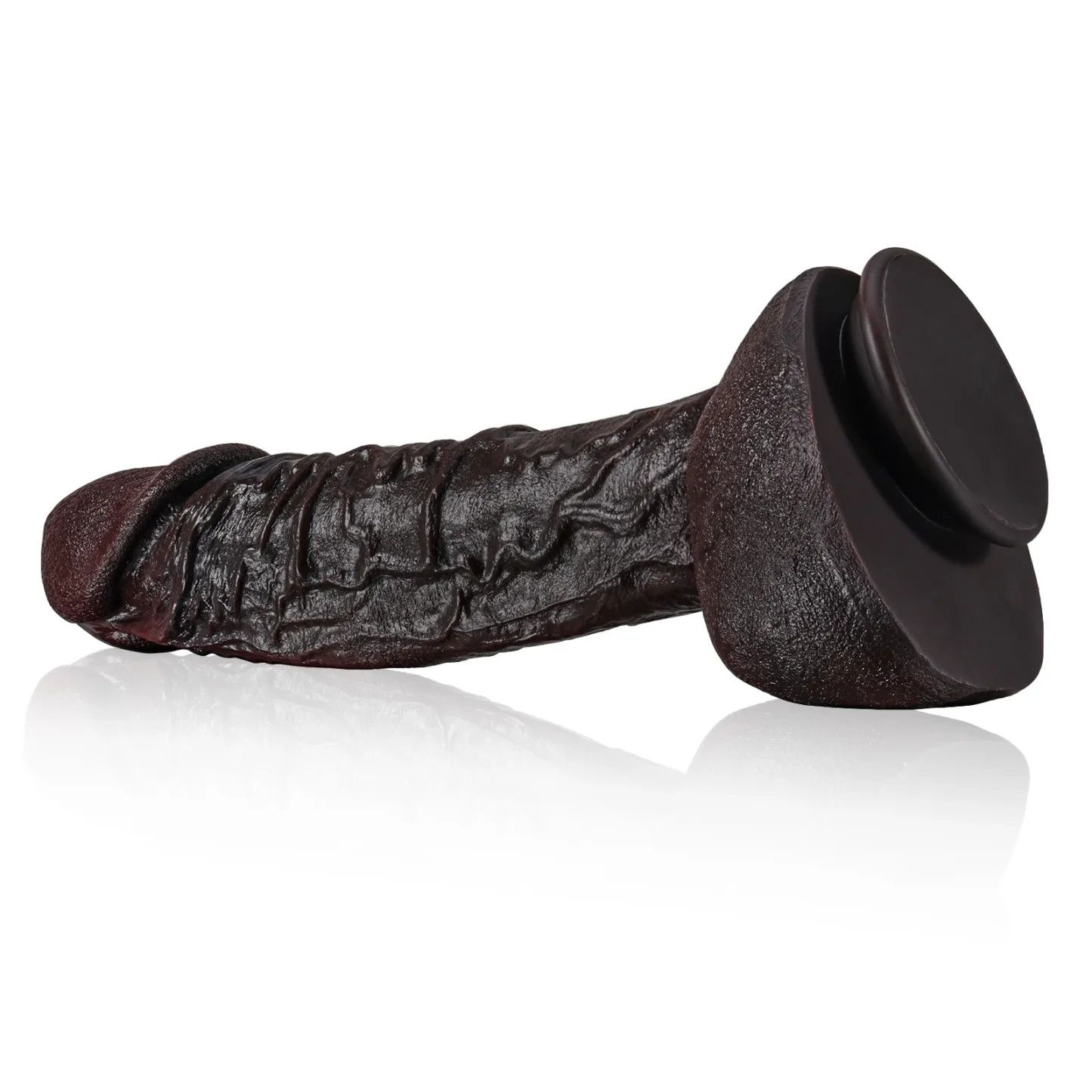 Dicke Realistische Big Schwarzer Silikon Für Dildo Mit Saugnapf 31.5cm