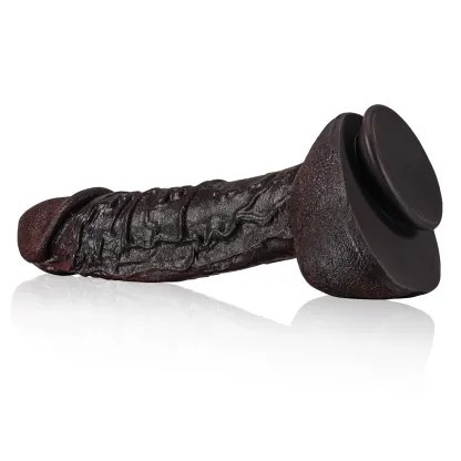 Dicke Realistische Big Schwarzer Silikon Für Dildo Mit Saugnapf 31.5cm
