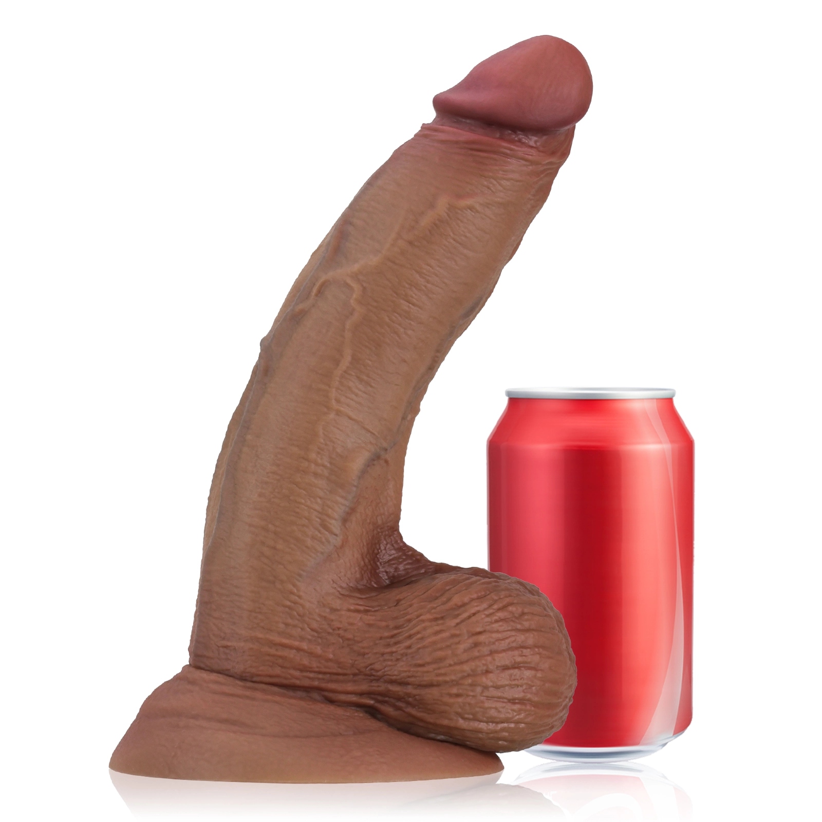 Dicker Realistische Brown Saugnapf Dildo 24.5cm