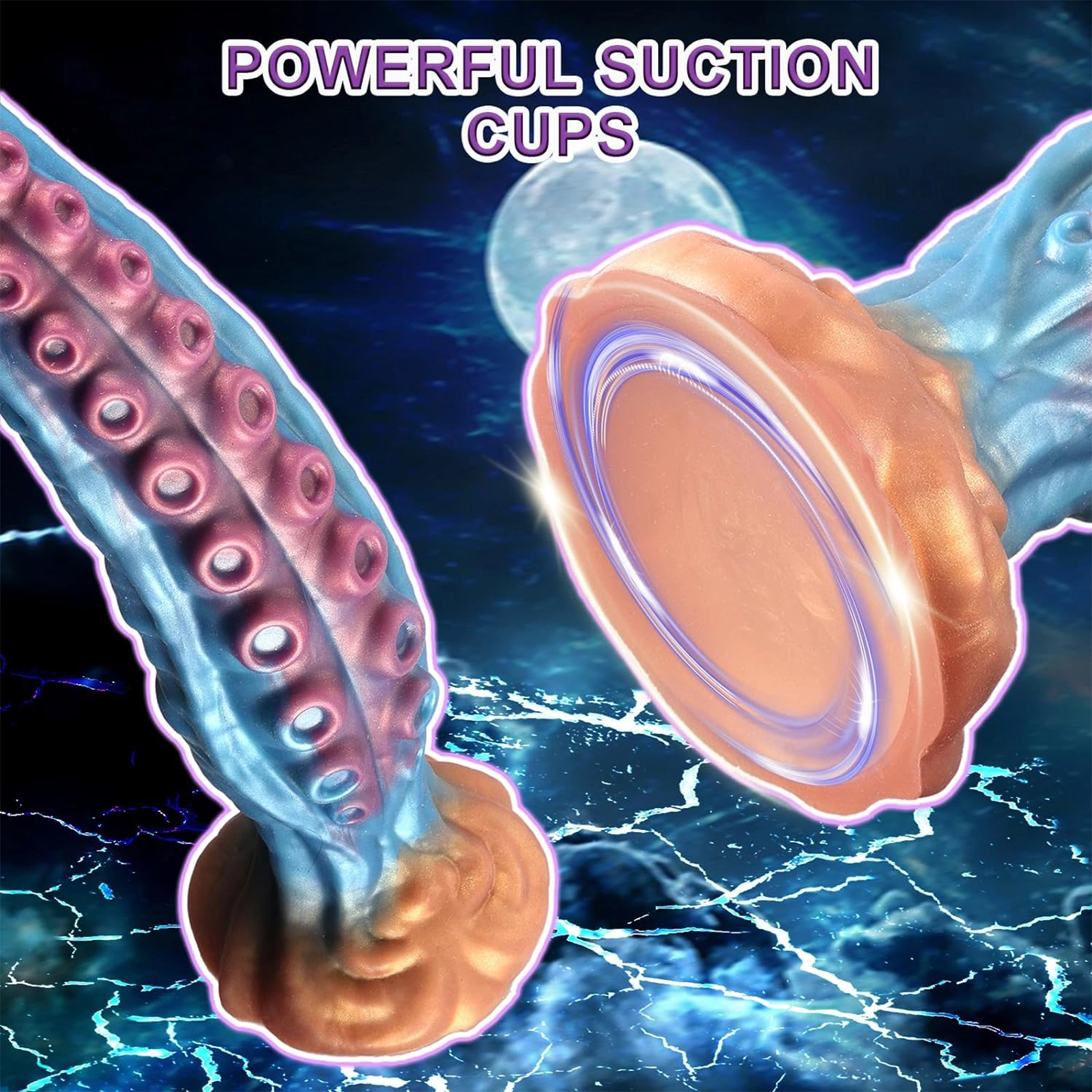 Fantasie Octopus Saugnapf Silicone Dildos 44.4cm