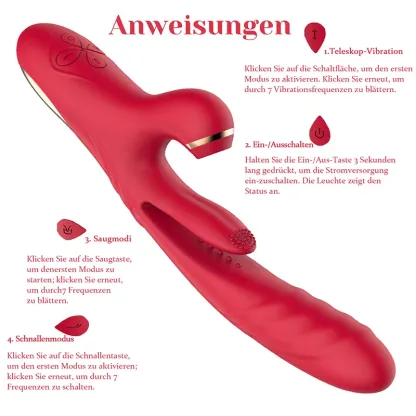 3 In 1 Leistungsstarker G Punkt Vibrator