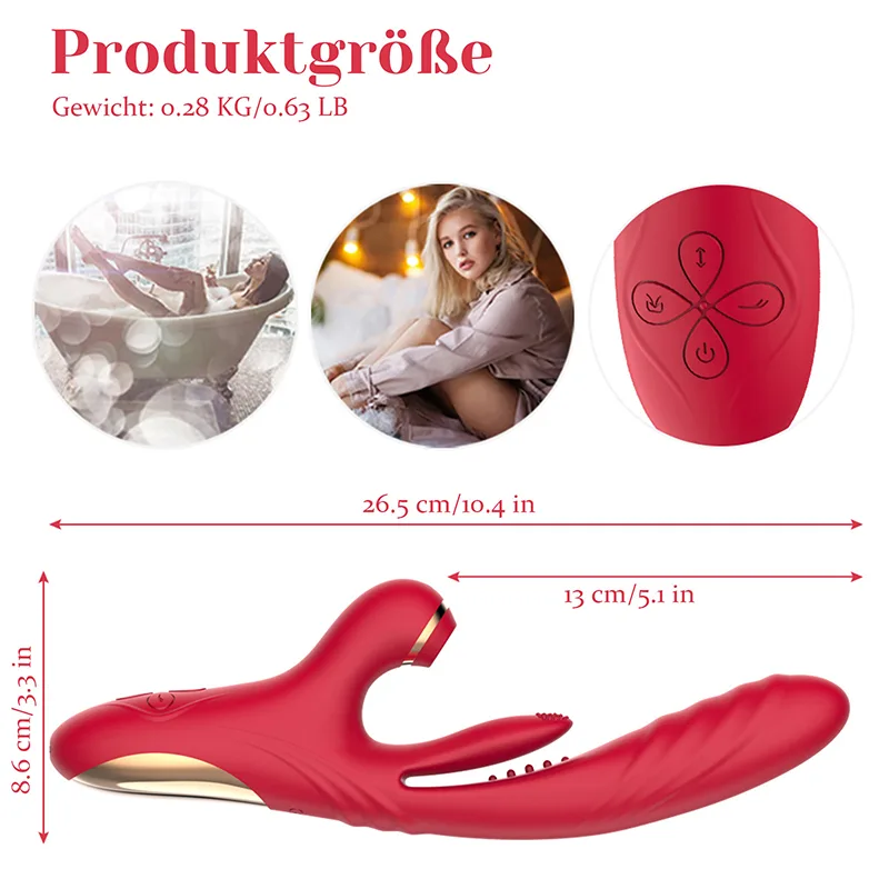 3 In 1 Leistungsstarker G Punkt Vibrator