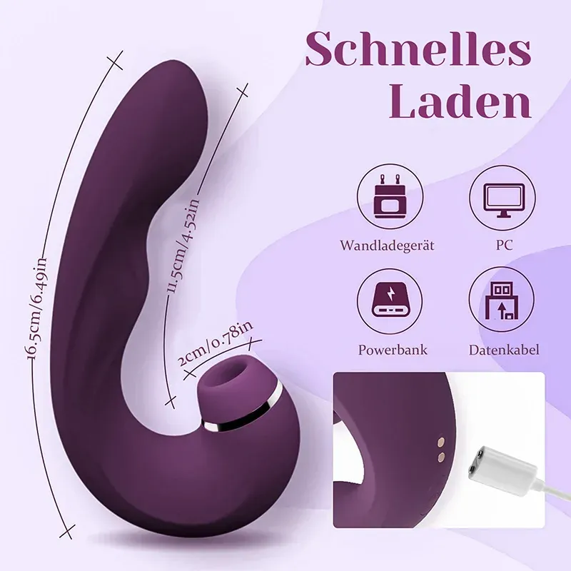 3 In 1 G Spot Vibrator Mit Wasserdicht