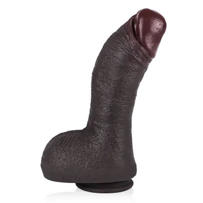 Gefühlsechter Schwarzer Thick Saugnapf Dildos 27.4cm