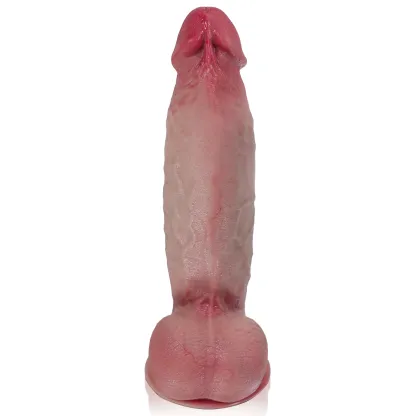 Gefühlsechter Silicone Dildo Mit Saugfuß 24.5cm