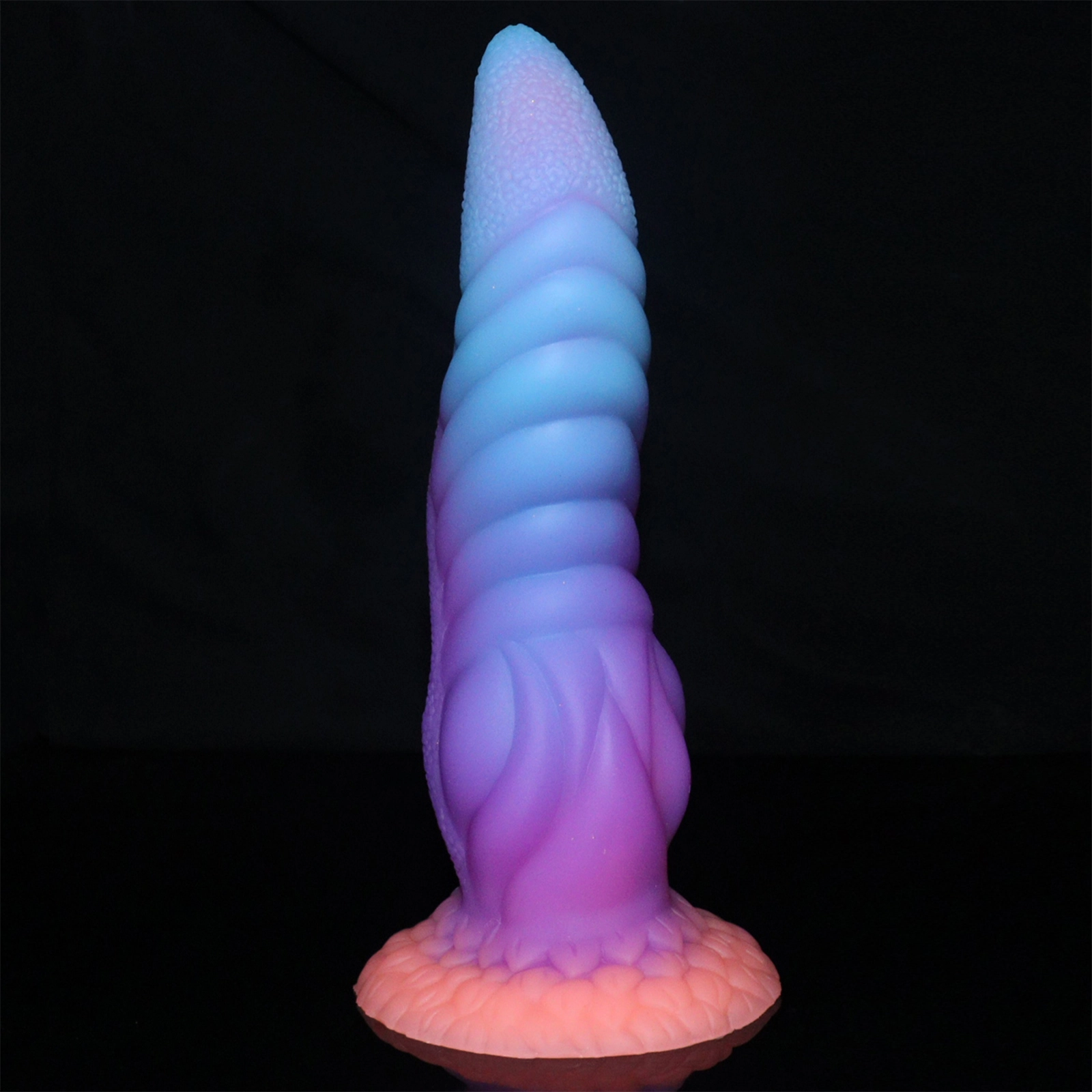 Glow In The Dark Tentakel Dildo Mit Saugnapf 25cm